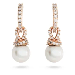 Swarovski Originally Drop Earrings White, Rose Gold-tone Plated 7 Swarovski Originally Drop Earrings White, Rose Gold-tone Plated -Fashion Accessories Store originally drop earrings white rose gold tone plated swarovski 5669524 2