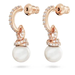Swarovski Originally Drop Earrings White, Rose Gold-tone Plated 8 Swarovski Originally Drop Earrings White, Rose Gold-tone Plated -Fashion Accessories Store originally drop earrings white rose gold tone plated swarovski 5669524 3