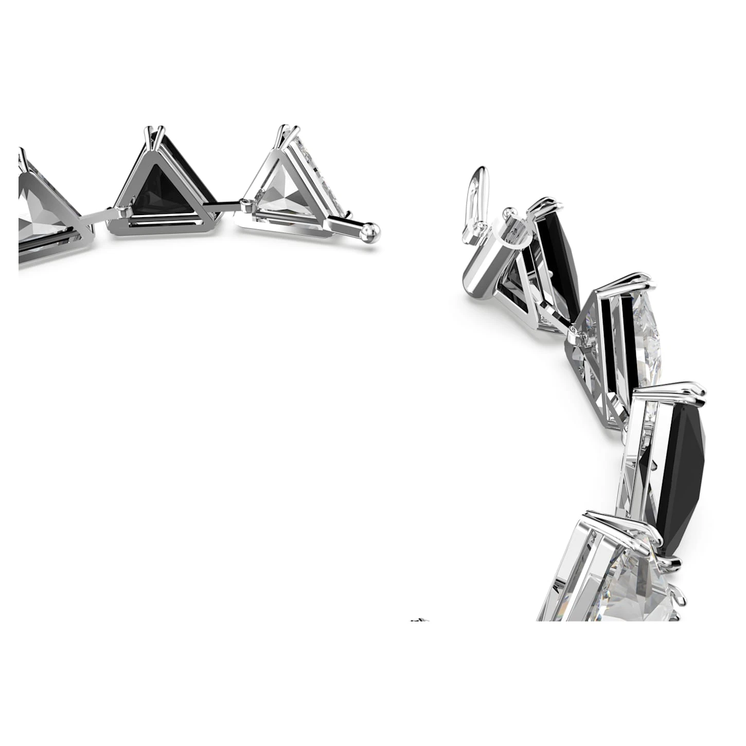 Swarovski Ortyx Bracelet Triangle Cut, Black, Rhodium Plated 4 Swarovski Ortyx Bracelet Triangle Cut, Black, Rhodium Plated - Image 4