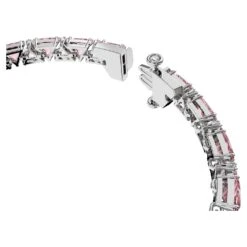 Swarovski Ortyx Bracelet Triangle Cut, Pink, Rhodium Plated -Fashion Accessories Store ortyx bracelet triangle cut pink rhodium plated swarovski 5614928 3
