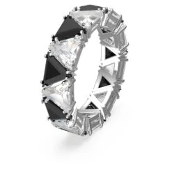 Swarovski Ortyx Cocktail Ring Triangle Cut, Black, Rhodium Plated -Fashion Accessories Store ortyx cocktail ring triangle cut black rhodium plated swarovski 5619153 2