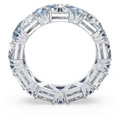 Swarovski Ortyx Cocktail Ring Triangle Cut, Blue, Rhodium Plated -Fashion Accessories Store ortyx cocktail ring triangle cut blue rhodium plated swarovski 5608527 4