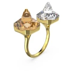 Swarovski Ortyx Open Ring Pyramid Cut, Yellow, Gold-tone Plated 8 Swarovski Ortyx Open Ring Pyramid Cut, Yellow, Gold-tone Plated -Fashion Accessories Store ortyx open ring pyramid cut yellow gold tone plated swarovski 5613678 2