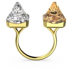 Swarovski Ortyx Open Ring Pyramid Cut, Yellow, Gold-tone Plated 10 Swarovski Ortyx Open Ring Pyramid Cut, Yellow, Gold-tone Plated -Fashion Accessories Store ortyx open ring pyramid cut yellow gold tone plated swarovski 5613678 4