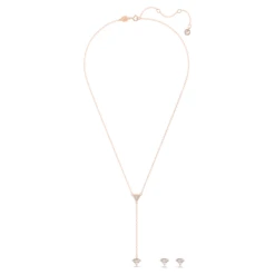 Swarovski Ortyx Set Triangle Cut, White, Rose Gold-tone Plated -Fashion Accessories Store ortyx set triangle cut white rose gold tone plated swarovski 5643730 1