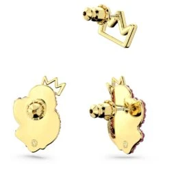 Swarovski Pop Swan Stud Earrings Set (3), Swan, Pink, Gold-tone Plated -Fashion Accessories Store pop swan stud earrings set 28329 swan pink gold tone plated swarovski 5649197 4