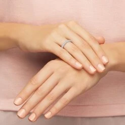 Swarovski Rare Ring White, Rhodium Plated