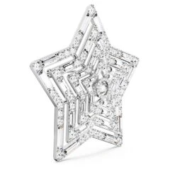 Swarovski Stella Brooch Star, Large, White, Rhodium Plated -Fashion Accessories Store stella brooch star large white rhodium plated swarovski 5666149 3