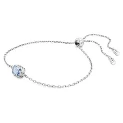 Swarovski Stilla Bracelet Rectangular Cut, Blue, Rhodium Plated -Fashion Accessories Store stilla bracelet rectangular cut blue rhodium plated swarovski 5662917 2