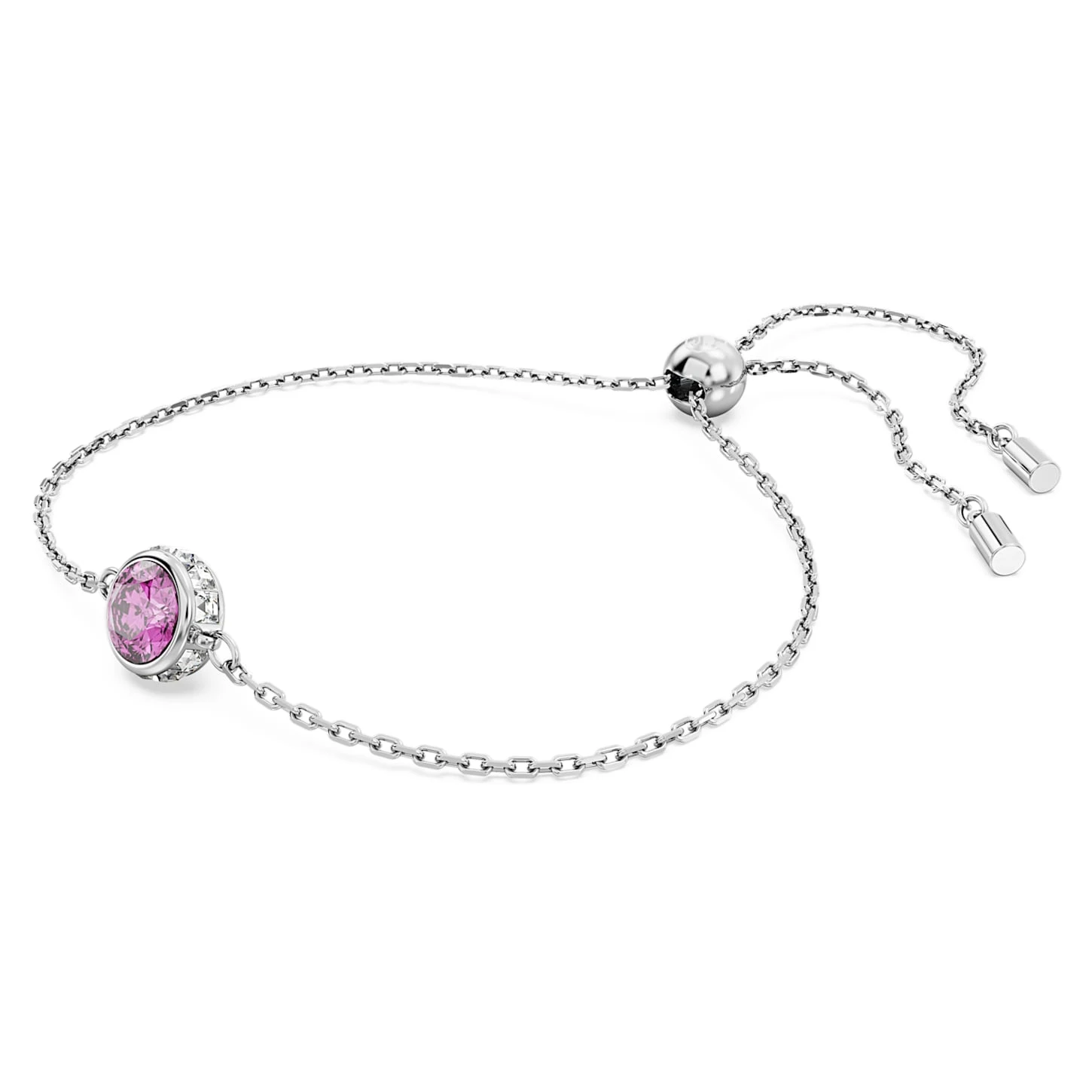 Swarovski Stilla Bracelet Round Cut, Purple, Rhodium Plated 3 Swarovski Stilla Bracelet Round Cut, Purple, Rhodium Plated - Image 3