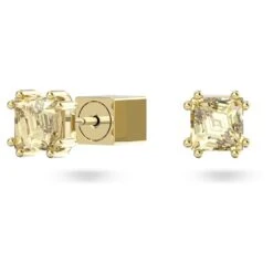 Swarovski Stilla Stud Earrings Square Cut, Yellow, Gold-tone Plated 7 Swarovski Stilla Stud Earrings Square Cut, Yellow, Gold-tone Plated -Fashion Accessories Store stilla stud earrings square cut yellow gold tone plated swarovski 5639124 2