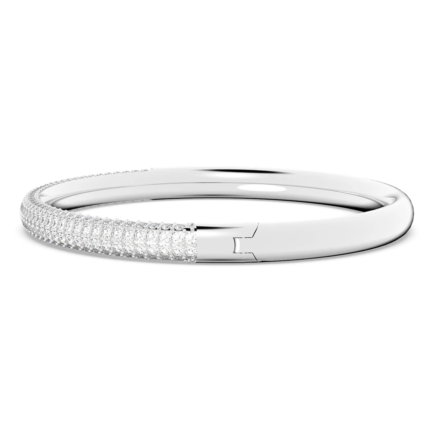 Swarovski Stone Bangle White, Stainless Steel 5 Swarovski Stone Bangle White, Stainless Steel - Image 5