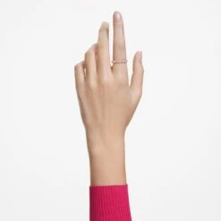 Swarovski Stone Ring Pink, Rose Gold-tone Plated 9 Swarovski Stone Ring Pink, Rose Gold-tone Plated -Fashion Accessories Store stone ring pink rose gold tone plated swarovski 5642908 3