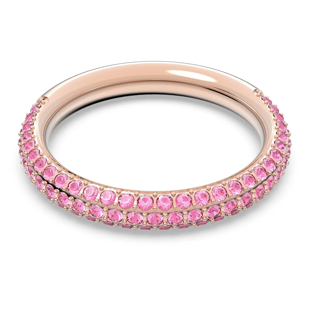 Swarovski Stone Ring Pink, Rose Gold-tone Plated 5 Swarovski Stone Ring Pink, Rose Gold-tone Plated - Image 5