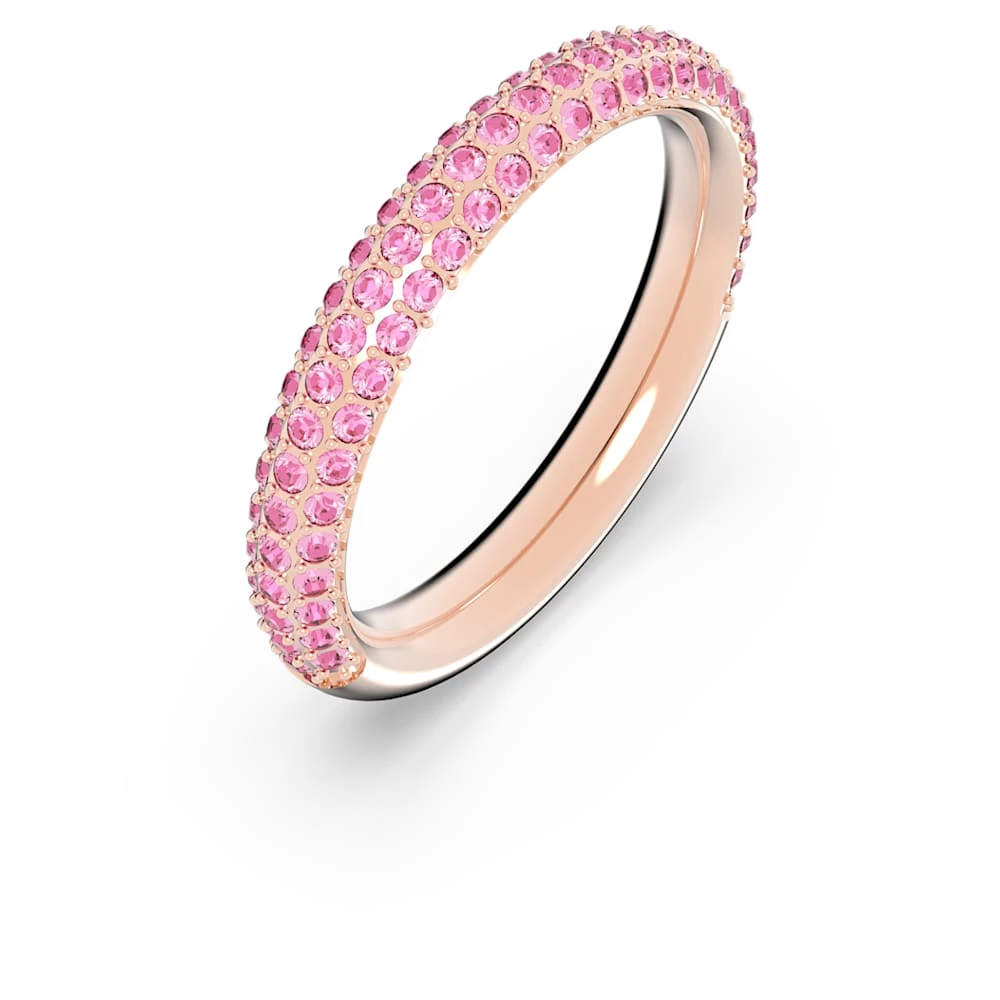 Swarovski Stone Ring Pink, Rose Gold-tone Plated 6 Swarovski Stone Ring Pink, Rose Gold-tone Plated - Image 6