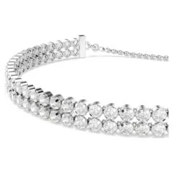 Swarovski Subtle Bracelet Round Cut, White, Rhodium Plated -Fashion Accessories Store subtle bracelet round cut white rhodium plated swarovski 5221397 4