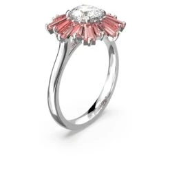 Swarovski Sunshine Ring Mixed Cuts, Sun, Pink, Rhodium Plated -Fashion Accessories Store sunshine ring mixed cuts sun pink rhodium plated swarovski 5642972 3