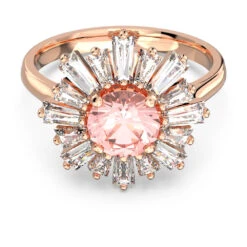 Swarovski Sunshine Ring Mixed Cuts, Sun, Pink, Rose Gold-tone Plated 10 Swarovski Sunshine Ring Mixed Cuts, Sun, Pink, Rose Gold-tone Plated -Fashion Accessories Store sunshine ring mixed cuts sun pink rose gold tone plated swarovski 5642958 4