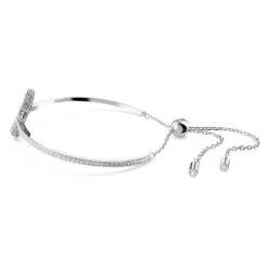 Swarovski Iconic Swan Bangle Swan, White, Rhodium Plated -Fashion Accessories Store swarovski iconic swan bangle swan white rhodium plated swarovski 5649772 5