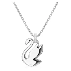 Swarovski Iconic Swan Pendant Swan, Medium, Blue, Rhodium Plated -Fashion Accessories Store swarovski iconic swan pendant swan medium blue rhodium plated swarovski 5660594 3