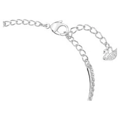 Swarovski Infinity Bangle Infinity, White, Rhodium Plated -Fashion Accessories Store swarovski infinity bangle infinity white rhodium plated swarovski 5520584 3