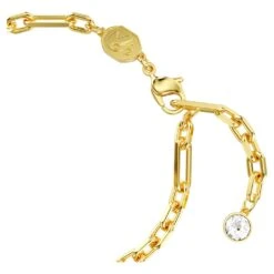 Swarovski Sparkling Dance Bracelet Green, Gold-tone Plated -Fashion Accessories Store swarovski sparkling dance bracelet green gold tone plated swarovski 5665237 3