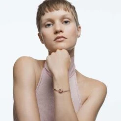 Swarovski Sparkling Dance Bracelet Round Cut, Oval Shape, Red, Rose Gold-tone Plated -Fashion Accessories Store swarovski sparkling dance bracelet round cut oval shape red rose gold tone plated swarovski 5620553 4