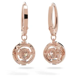 Swarovski Sparkling Dance Drop Earrings Round Cut, White, Rose Gold-tone Plated -Fashion Accessories Store swarovski sparkling dance drop earrings round cut white rose gold tone plated swarovski 5504753 2
