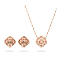 Swarovski Sparkling Dance Set Mixed Cuts, Clover, White, Rose Gold-tone Plated 11 Swarovski Sparkling Dance Set Mixed Cuts, Clover, White, Rose Gold-tone Plated -Fashion Accessories Store swarovski sparkling dance set mixed cuts clover white rose gold tone plated swarovski 5642930 3