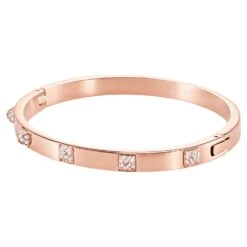 Swarovski Tactic Bangle White, Rose Gold-tone Finish -Fashion Accessories Store tactic bangle white rose gold tone finish swarovski 5098368 3