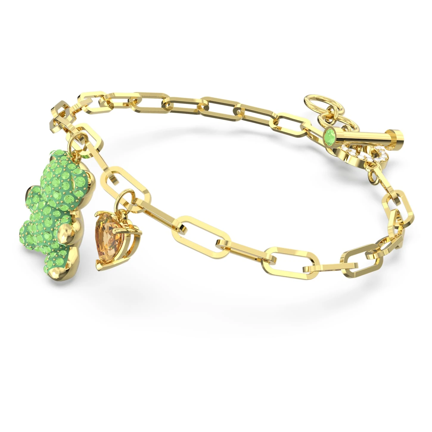 Swarovski Teddy Bracelet Bear, Green, Gold-tone Plated 5 Swarovski Teddy Bracelet Bear, Green, Gold-tone Plated - Image 5