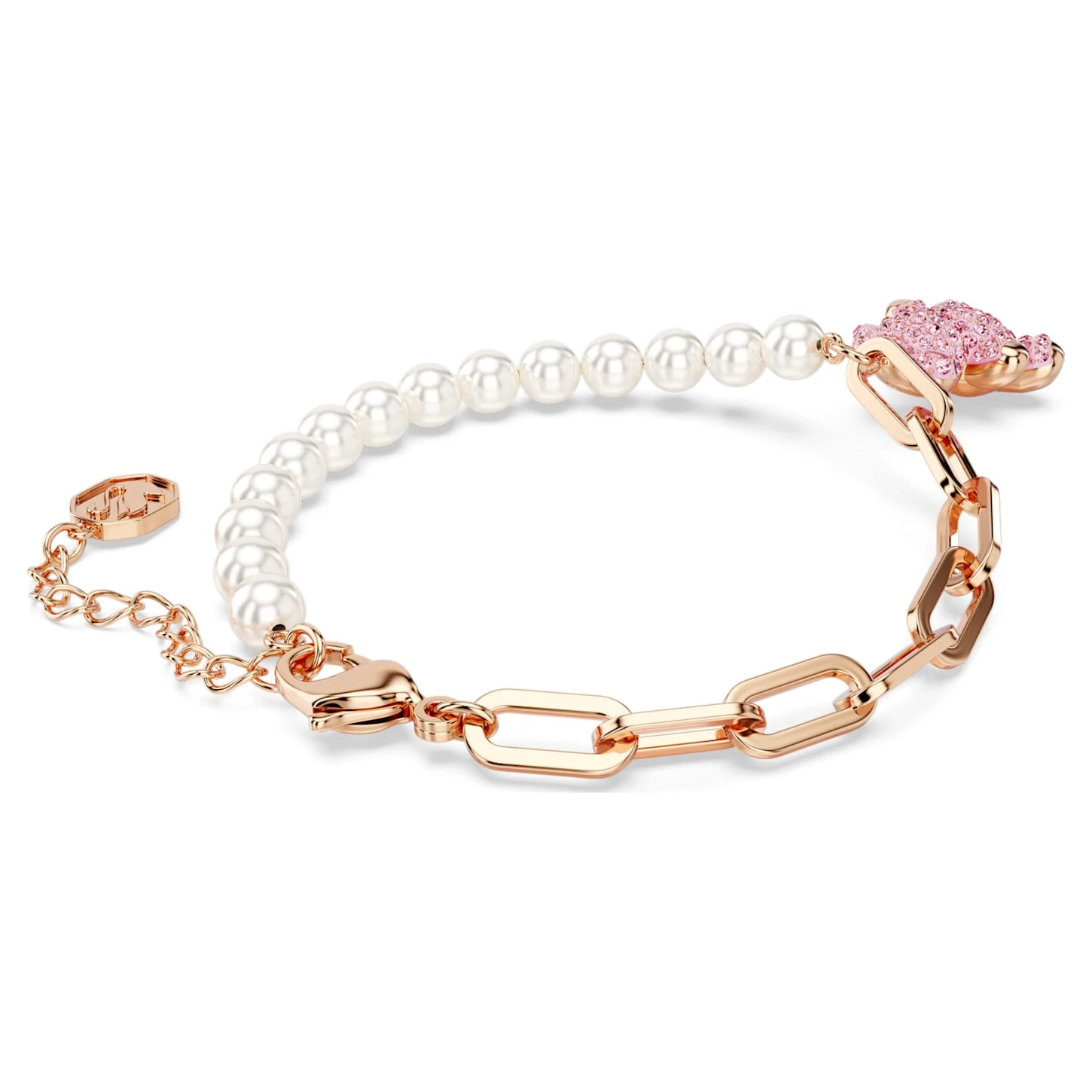 Swarovski Teddy Bracelet Bear, Pink, Rose Gold-tone Plated 5 Swarovski Teddy Bracelet Bear, Pink, Rose Gold-tone Plated - Image 5