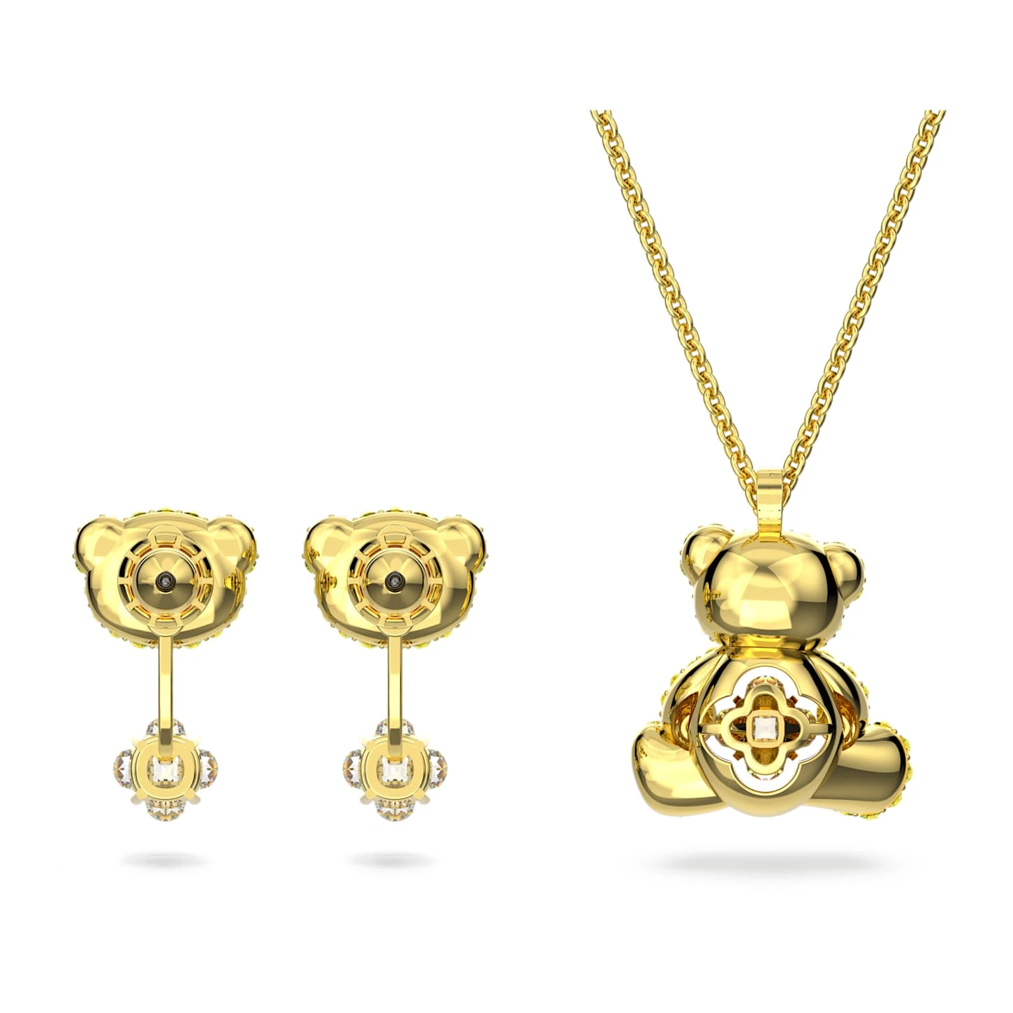 Swarovski Teddy Set Bear, Yellow, Gold-tone Plated 5 Swarovski Teddy Set Bear, Yellow, Gold-tone Plated - Image 5