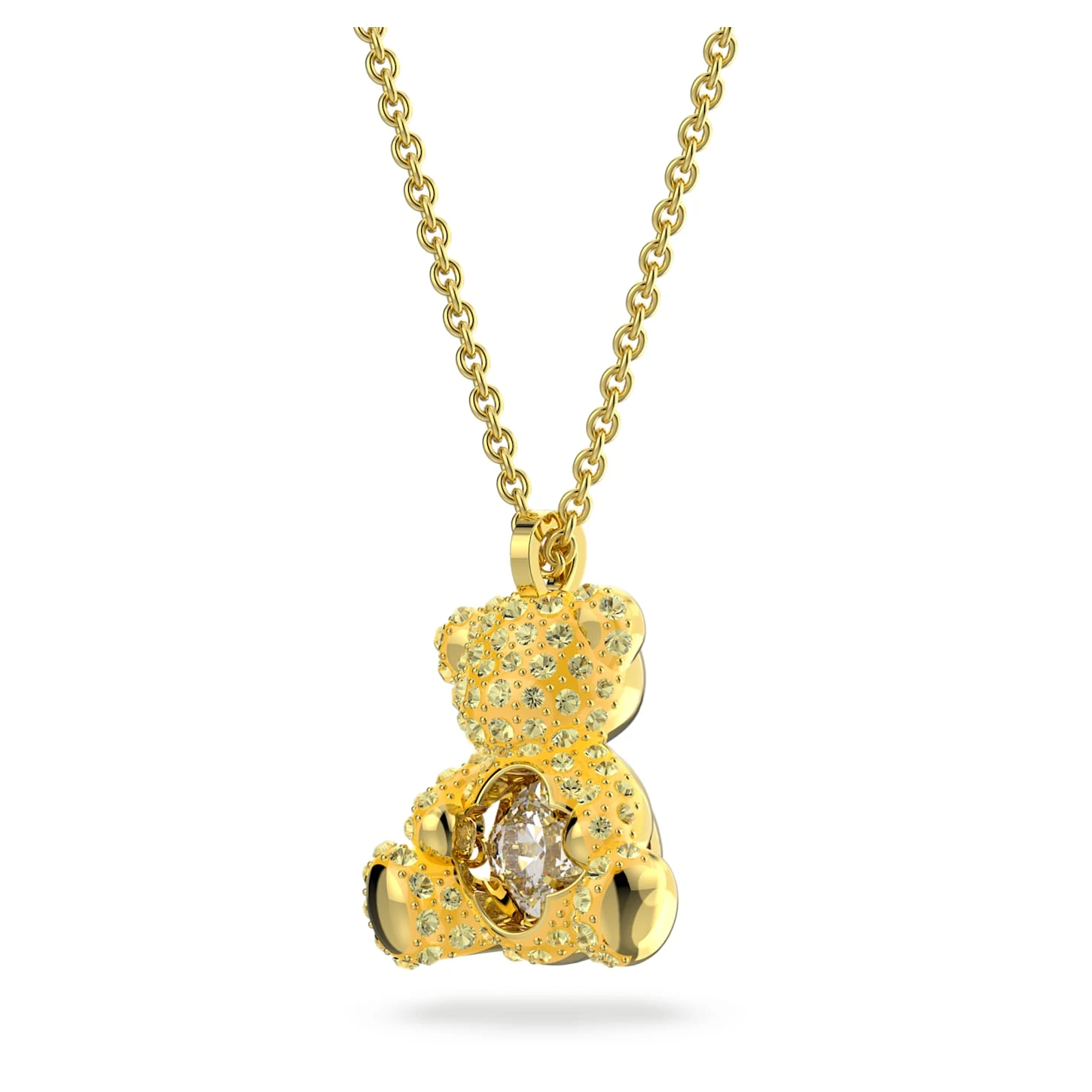Swarovski Teddy Set Bear, Yellow, Gold-tone Plated 6 Swarovski Teddy Set Bear, Yellow, Gold-tone Plated - Image 6
