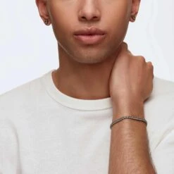 Swarovski Tennis Deluxe Bracelet Round Cut, Gray, Ruthenium Plated -Fashion Accessories Store tennis deluxe bracelet round cut gray ruthenium plated swarovski 5504678 5