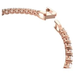 Swarovski Tennis Deluxe Bracelet Round Cut, White, Rose Gold-tone Plated 8 Swarovski Tennis Deluxe Bracelet Round Cut, White, Rose Gold-tone Plated -Fashion Accessories Store tennis deluxe bracelet round cut white rose gold tone plated swarovski 5464948 3