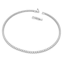 Swarovski Tennis Deluxe Set Round Cut, White, Rhodium Plated 10 Swarovski Tennis Deluxe Set Round Cut, White, Rhodium Plated -Fashion Accessories Store tennis deluxe set round cut white rhodium plated swarovski 5506861 2