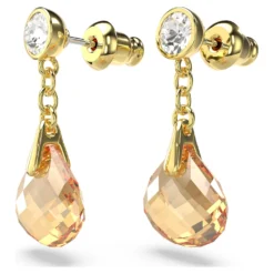 Swarovski Tessa Drop Earrings Gold Tone, Gold-tone Plated -Fashion Accessories Store tessa drop earrings gold tone gold tone plated swarovski 5677549 2