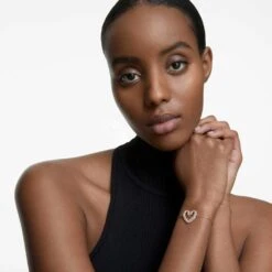 Swarovski Una Bracelet Heart, Medium, White, Rose Gold-tone Plated 9 Swarovski Una Bracelet Heart, Medium, White, Rose Gold-tone Plated -Fashion Accessories Store una bracelet heart medium white rose gold tone plated swarovski 5628658 4