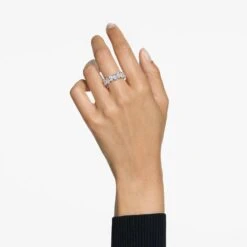 Swarovski Vittore Ring Drop Cut, White, Rhodium Plated -Fashion Accessories Store vittore ring drop cut white rhodium plated swarovski 5572825 5