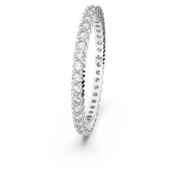 Swarovski Vittore Ring Round Cut, White, Rhodium Plated -Fashion Accessories Store vittore ring round cut white rhodium plated swarovski 5656300 3