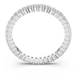 Swarovski Vittore Ring Round Cut, White, Rhodium Plated -Fashion Accessories Store vittore ring round cut white rhodium plated swarovski 5656300 4