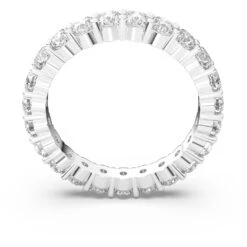 Swarovski Vittore XL Ring Round Cut, White, Rhodium Plated -Fashion Accessories Store vittore xl ring round cut white rhodium plated swarovski 5237742 4