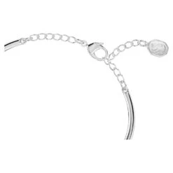Swarovski Volta Bangle Bow, White, Rhodium Plated -Fashion Accessories Store volta bangle bow white rhodium plated swarovski 5647563 3