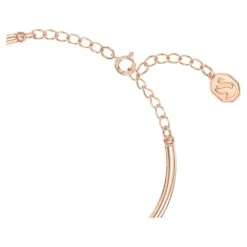 Swarovski Volta Bangle Bow, White, Rose Gold-tone Plated -Fashion Accessories Store volta bangle bow white rose gold tone plated swarovski 5647565 3