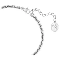 Swarovski Volta Bracelet Heart, White, Rhodium Plated -Fashion Accessories Store volta bracelet heart white rhodium plated swarovski 5652789 3