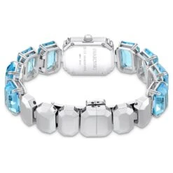 Swarovski Watch Octagon Cut Bracelet, Blue, Stainless Steel -Fashion Accessories Store watch octagon cut bracelet blue stainless steel swarovski 5630840 3