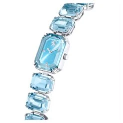 Swarovski Watch Octagon Cut Bracelet, Blue, Stainless Steel -Fashion Accessories Store watch octagon cut bracelet blue stainless steel swarovski 5630840 4