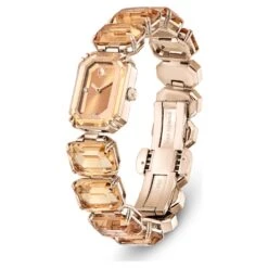 Swarovski Watch Octagon Cut Bracelet, Brown, Champagne Gold-tone Finish 10 Swarovski Watch Octagon Cut Bracelet, Brown, Champagne Gold-tone Finish -Fashion Accessories Store watch octagon cut bracelet brown champagne gold tone finish swarovski 5630831 2