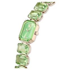 Swarovski Watch Octagon Cut Bracelet, Green, Champagne Gold-tone Finish -Fashion Accessories Store watch octagon cut bracelet green champagne gold tone finish swarovski 5630834 4